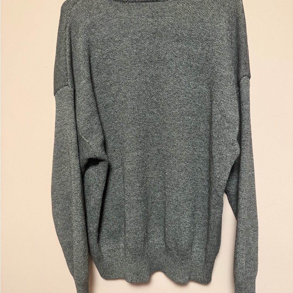 Fear of God ESSENTIALS Gray Crewneck Sweater with Cream Logo - Picture 3 of 4